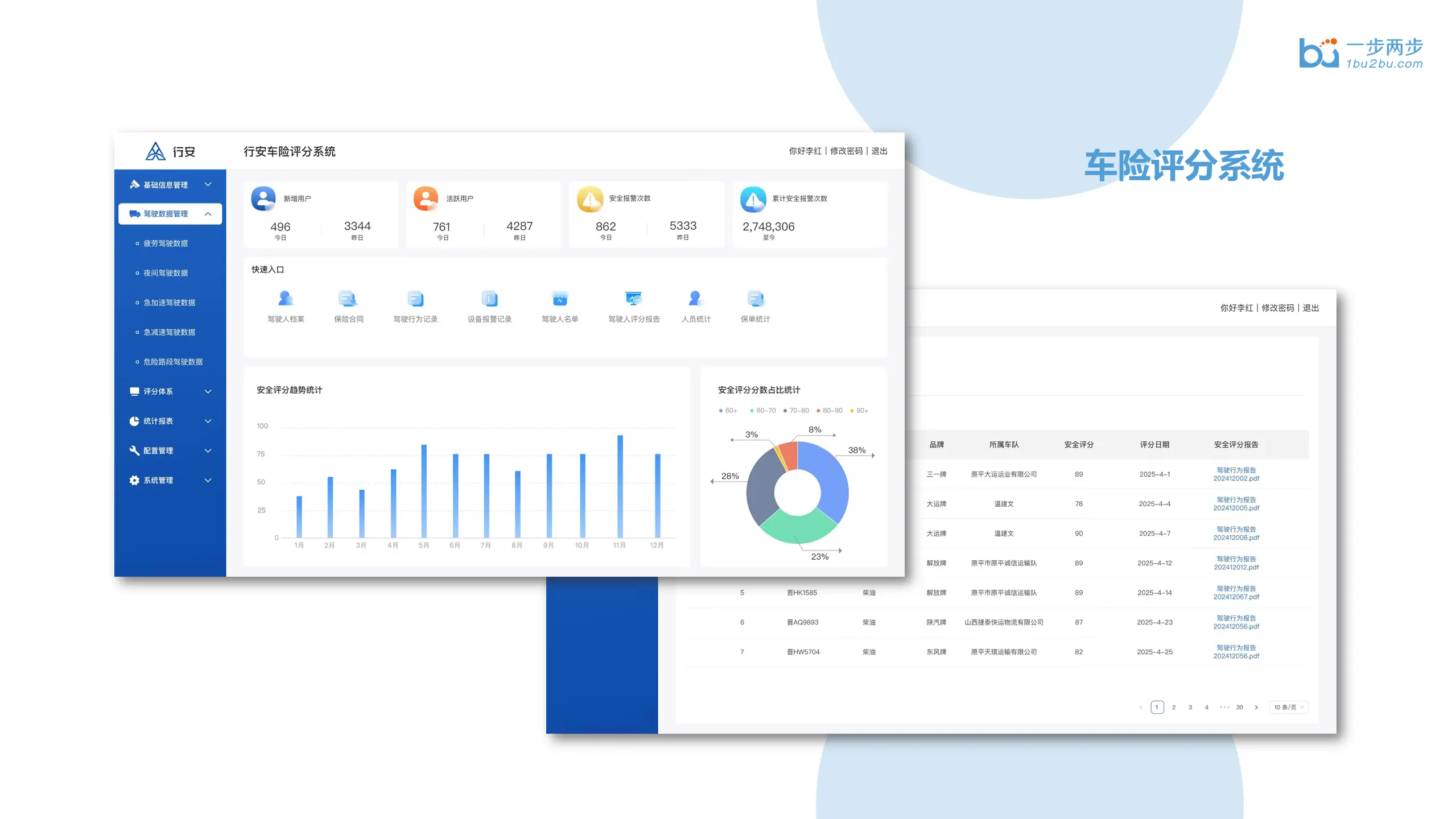 行安营运车辆数据管理系统